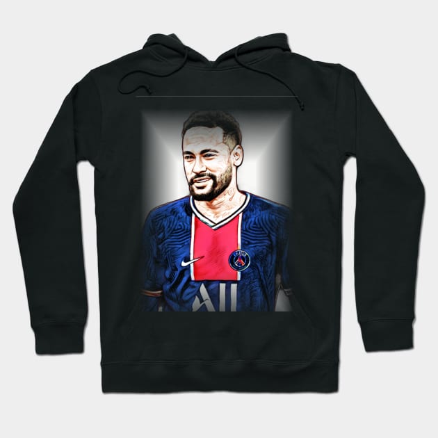 Neymar Jr PSG Hoodie by Chaska Store